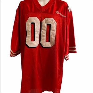 Vintage Budweiser Football Jersey